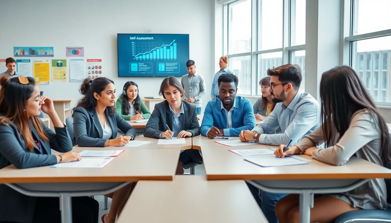 student self assessment template